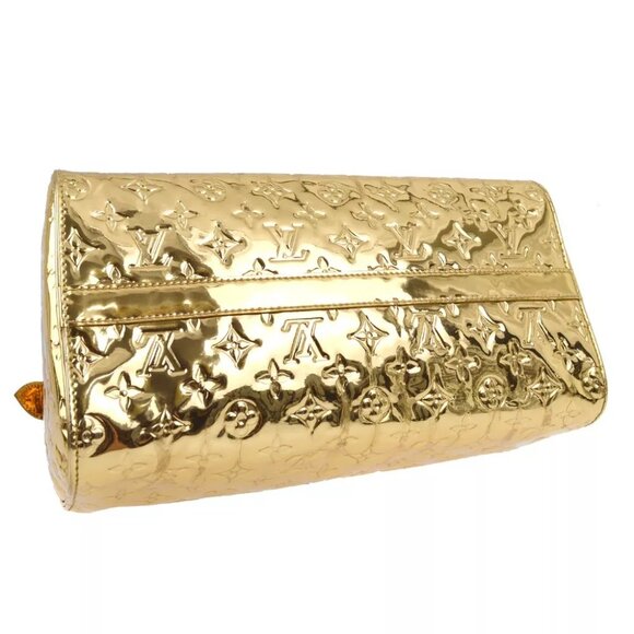 Louis Vuitton Gold Monogram Miroir Speedy 30 Handbag - Picture 6 of 7